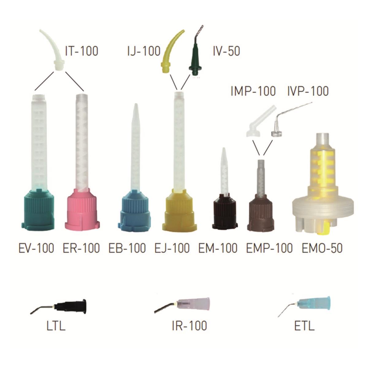 Embouts mlangeurs - Marron - (100) - ELSODENT