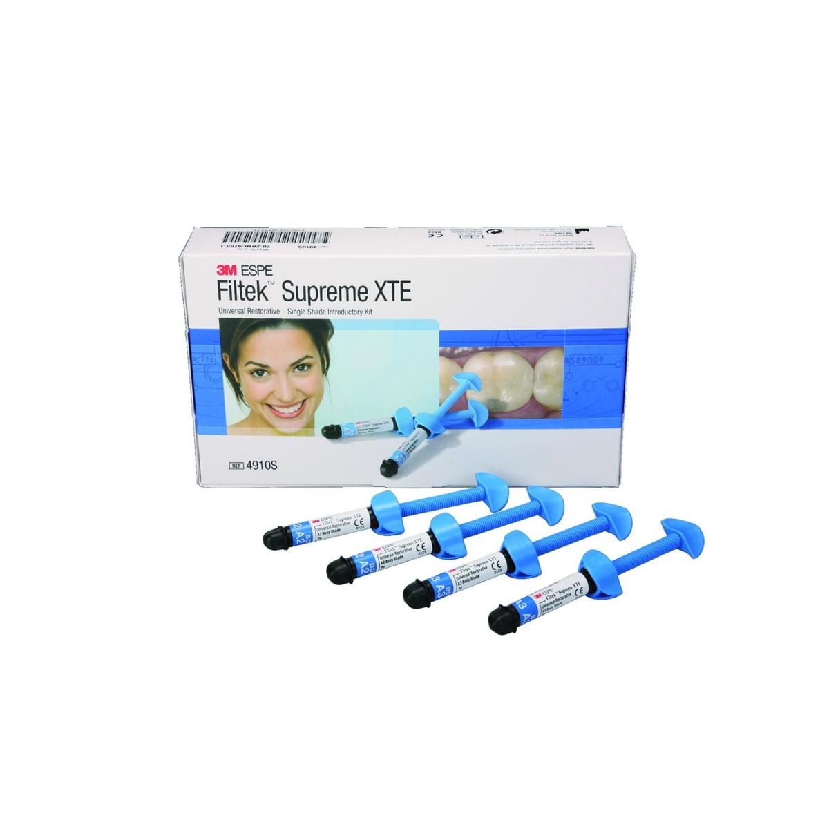 Filtek Supreme XTE 3M - Mono opacit� - Kit d'introduction de 4 seringues