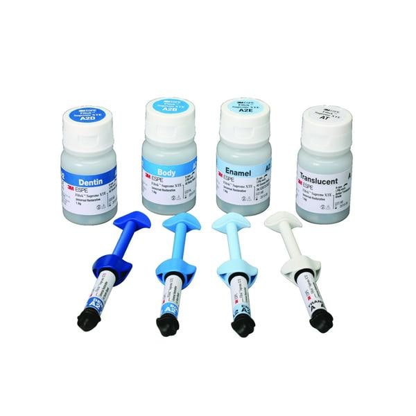 Filtek Supreme XTE 3M - Duo opacit� - Kit d'introduction de 4 seringues