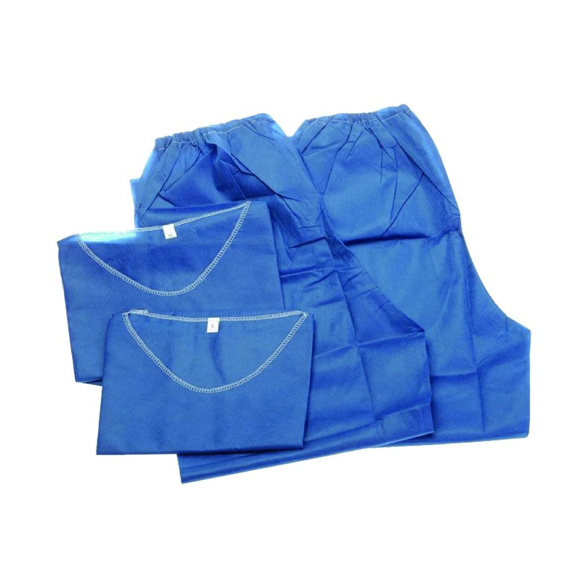 Pyjama de bloc MEDISTOCK - Bleu - Taille L - Lot de 50