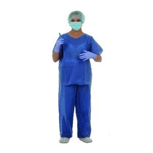 Pyjama de bloc MEDISTOCK - Bleu - Taille M - Lot de 50