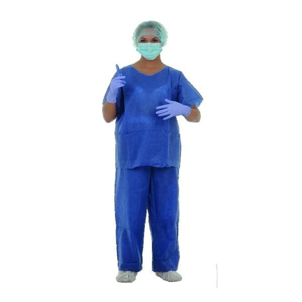 Pyjama de bloc MEDISTOCK - Bleu - Taille M - Lot de 50