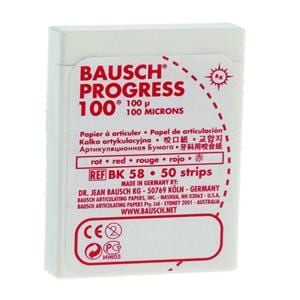 Progress Bandes Prdcoupes BAUSCH - BK58 - rouge - Bote de 50