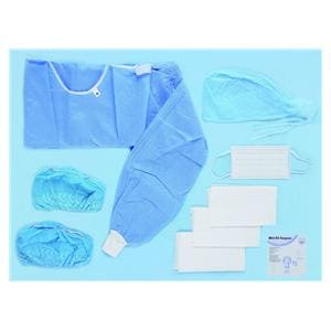 Mini-kit Praticien Surgeon STERIBLUE - Taille M - Lot de 10 kits