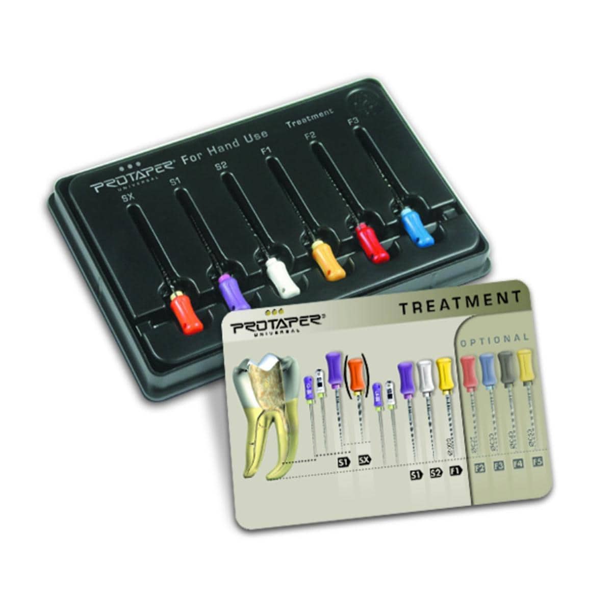 Limes manuelles ProTaper DENTSPLY SIRONA - 21mm - S1 - Bote de 6