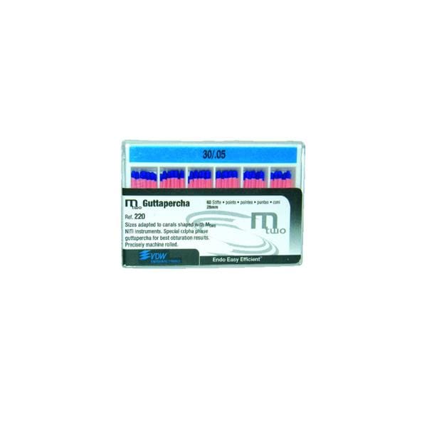 Pointes de Guttapercha Mtwo DENTSPLY SIRONA - 7% - n 25 - Bote de 60