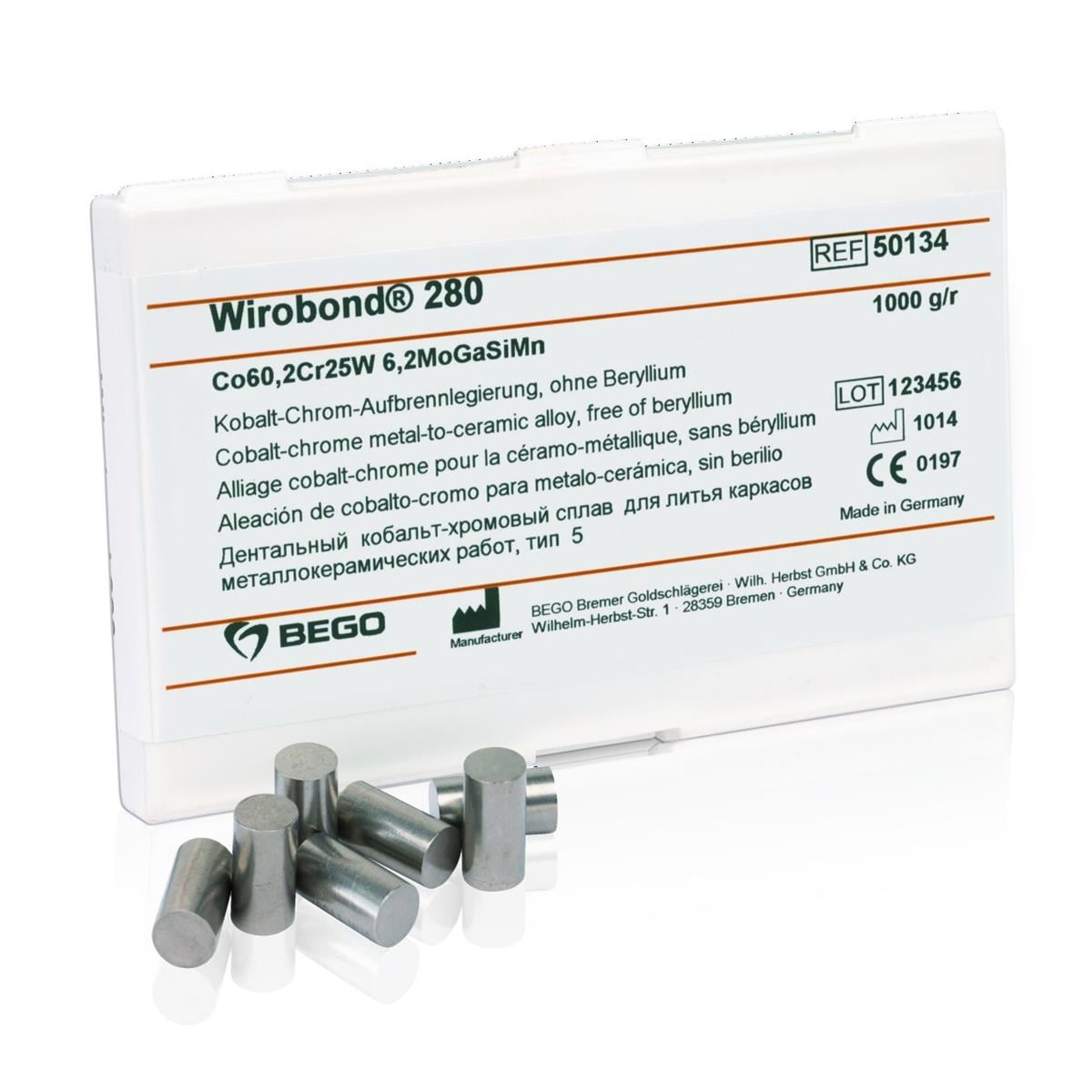 Wirobond 280 BEGO - La bote de 250 g