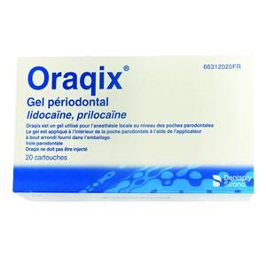 Oraqix DENTSPLY SIRONA - Bote de 20x1,7g + applicateurs