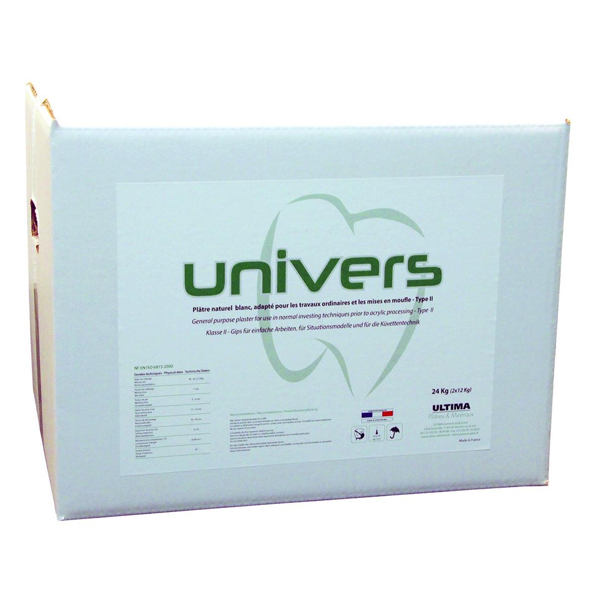 Pltre Univers ULTIMA - Blanc - Le carton de 24 kg