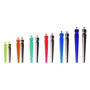 Tenons coniques inox DentocLic ITENA - La recharge de 20 - L: 9mm - Jaune