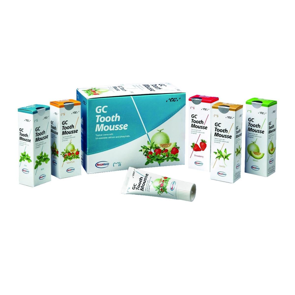 Tooth Mousse GC - Tutti Frutti - 10 Tubes De 40g