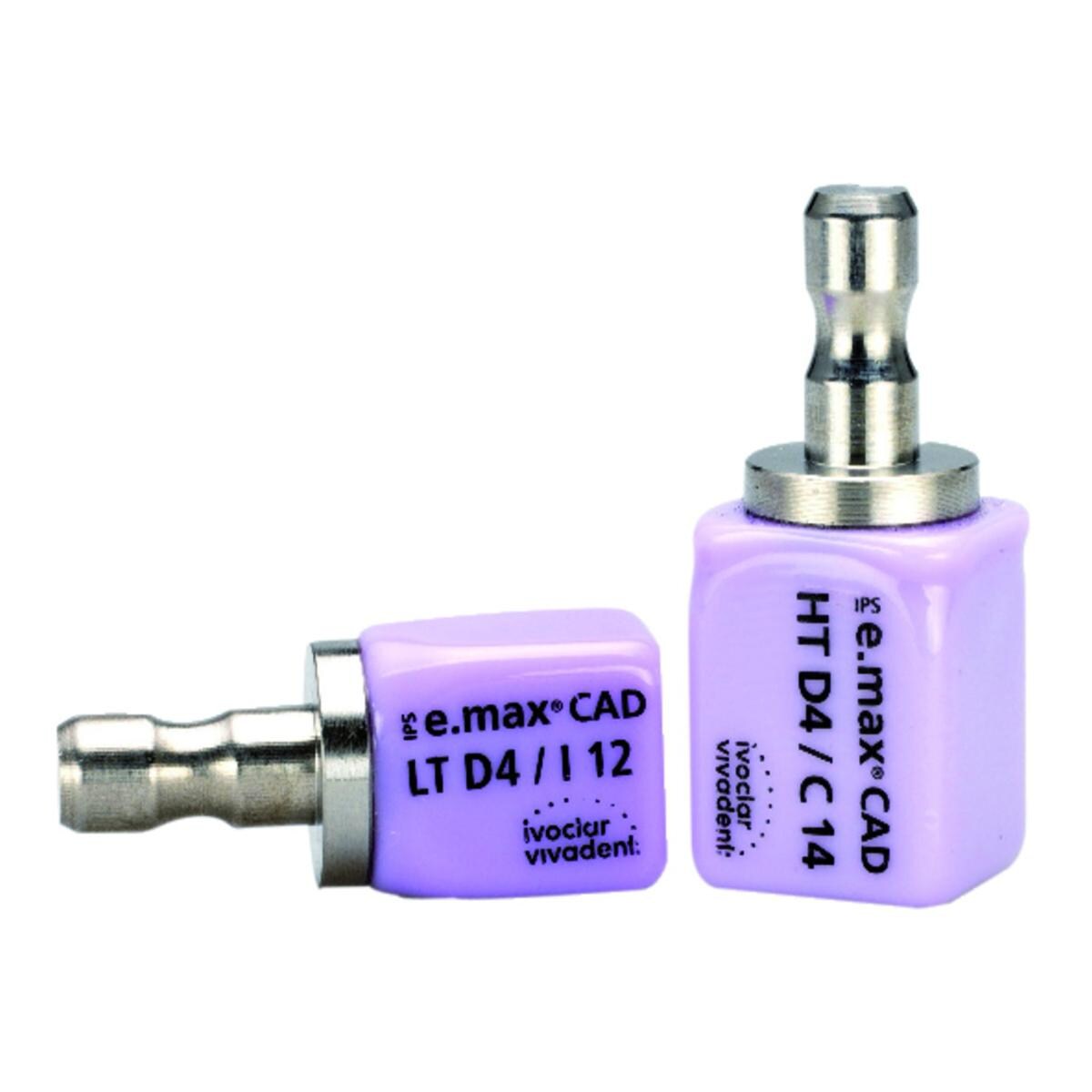 IPS e.max CAD IVOCLAR VIVADENT - Blocs LT - Teinte D4 - Taille I12 - Bote de 5