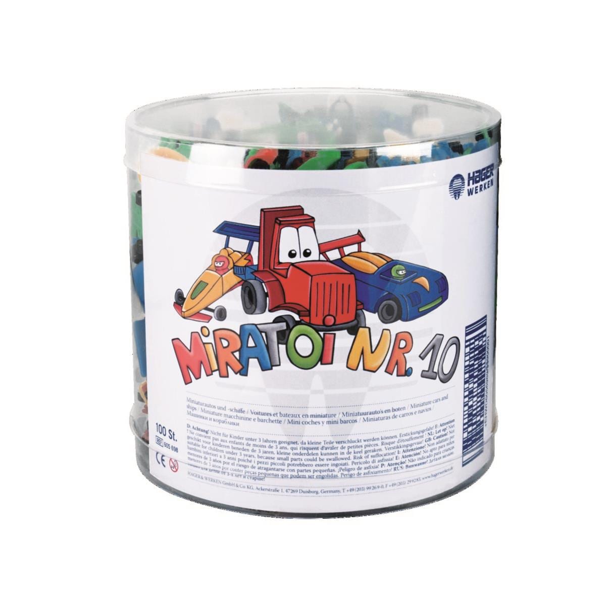 Set autos HAGER & WERKEN - Bote de 100