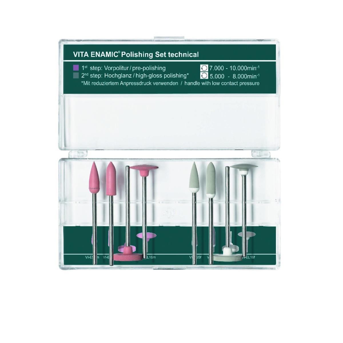 Enamic Pol. tech. Rechar. Pointe (6) pour pol. haute brillance (gris),VI-ES5f