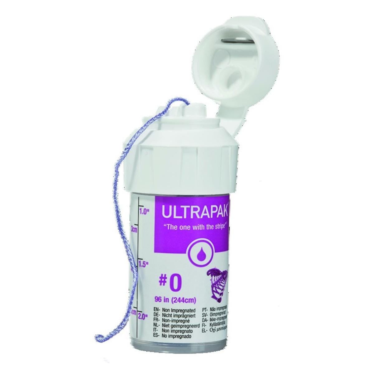 Ultrapak ULTRADENT - Fil de rtraction - Taille 0 - Bobine de 244cm