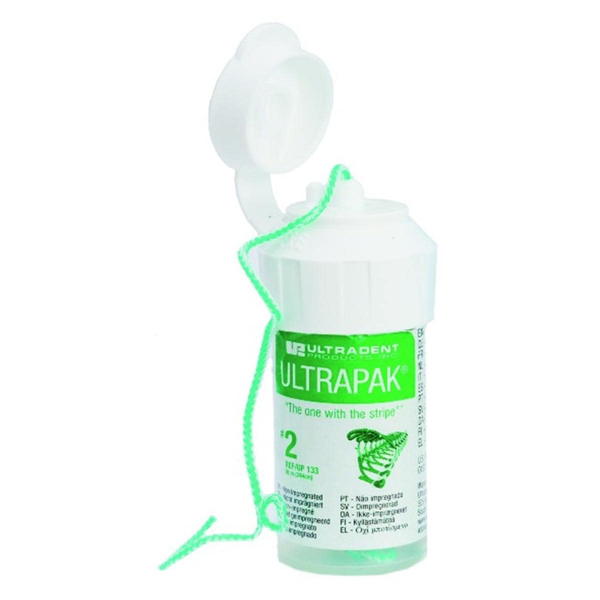Ultrapak ULTRADENT - Fil de rtraction - Taille 2 - Bobine de 244cm