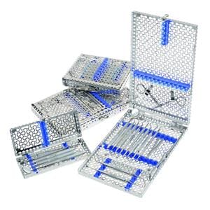 Cassette IMS HU-FRIEDY -18 instruments - Bleu
