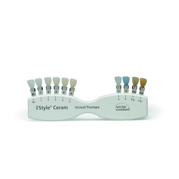 IPS Style Ceram IVOCLAR - Le teintier Incisal/Transpa