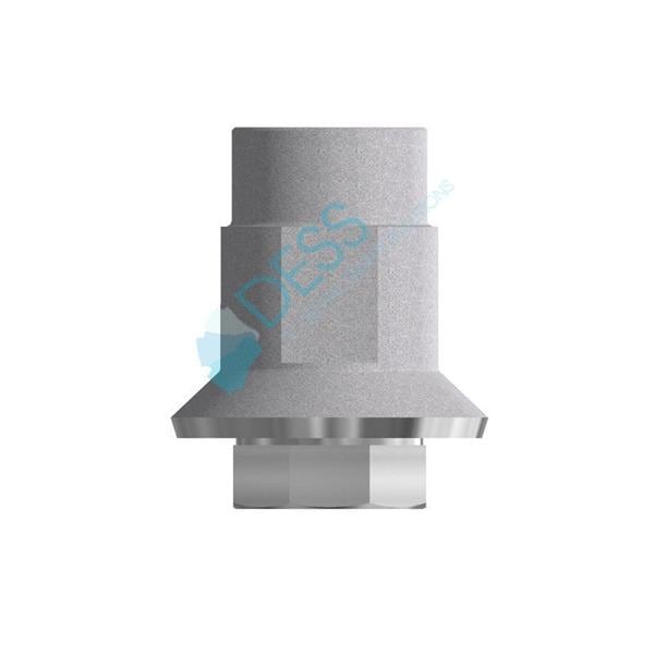 Interface titane RN, HG 0,4mm, anti-rotationnelle pour STRAUMANN TISSUE LEVEL et SYNOCTA. Vis incluse 16 009 DESS