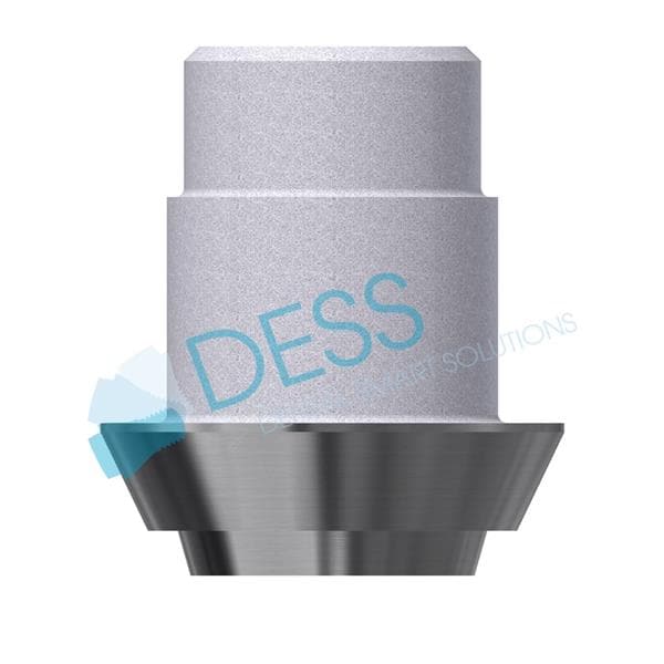 Interface titane RP sur implant, rotationnelle, pour NOBEL ACTIVE? & NOBEL REPLACE CC. Vis incluse 15 042 DESS