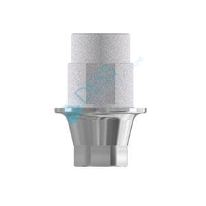 Interface titane RP sur implant, anti-rotationnelle, pour NOBEL ACTIVET & NOBEL REPLACE CC. Vis incluse 16 042 DESS