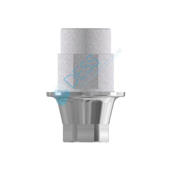 Interface titane RP sur implant, anti-rotationnelle, pour NOBEL ACTIVET & NOBEL REPLACE CC. Vis incluse 16 042 DESS
