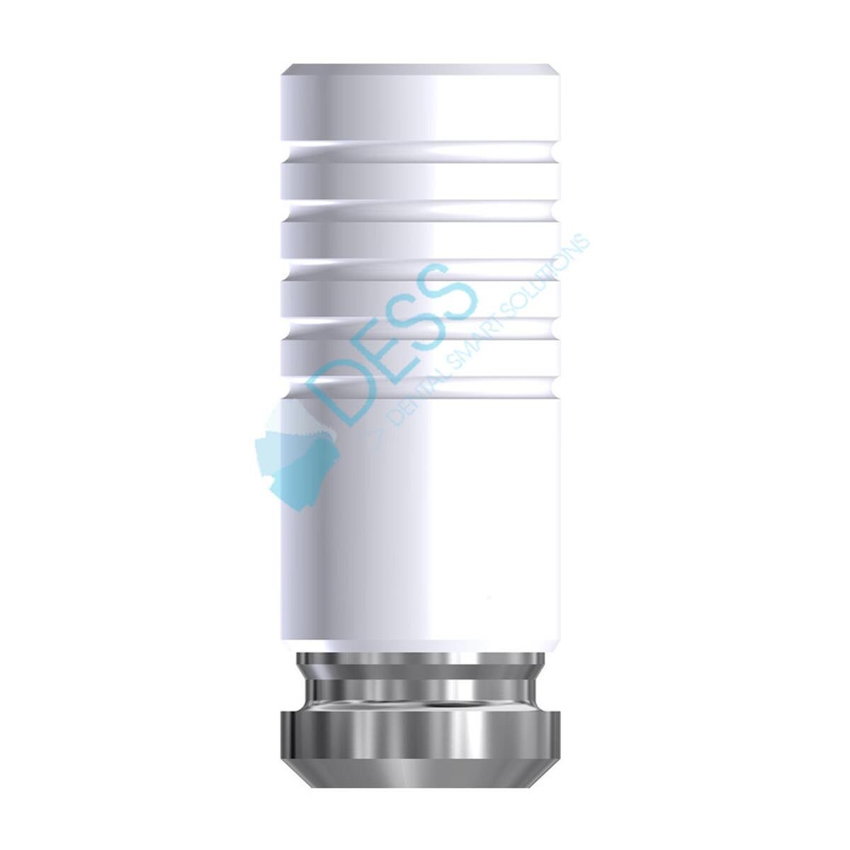Interface CrCo rotationnelle sur Uni Abutment angul 45 pour ASTRA TECH OSSEOSPEED. Vis dfinitve et gaine calcinable incluse
