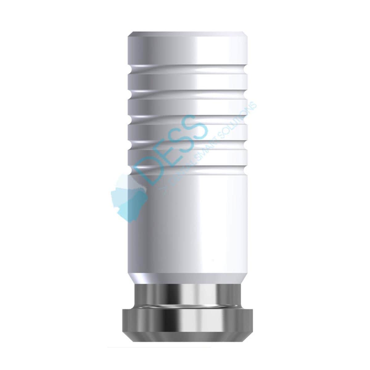 Interface CrCo RP Sur implant, rotationnelle pour NOBEL BR...NEMARK. Vis definitve et gaine calcinable incluses 30002 Dess