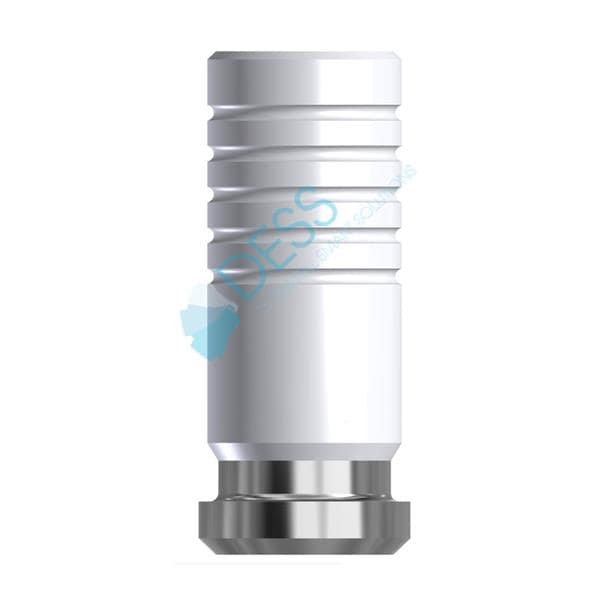 Interface CrCo RP Sur implant, rotationnelle pour NOBEL BR...NEMARK. Vis definitve et gaine calcinable incluses 30002 Dess