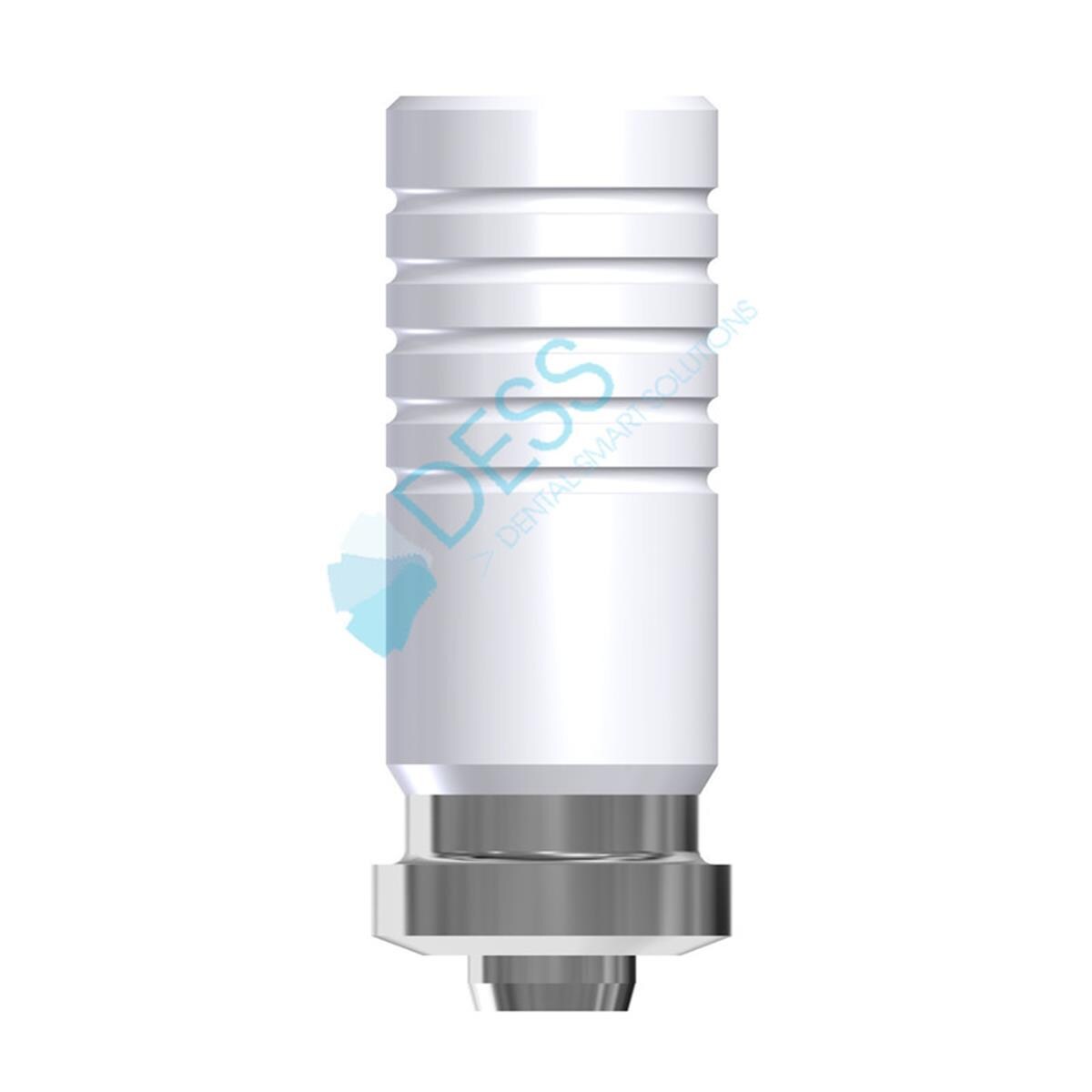 Interface CrCo NP Sur implant, rotationnelle pour NOBEL REPLACE SELECT?. Vis definitve et gaine calcinable incluses 30004 Dess