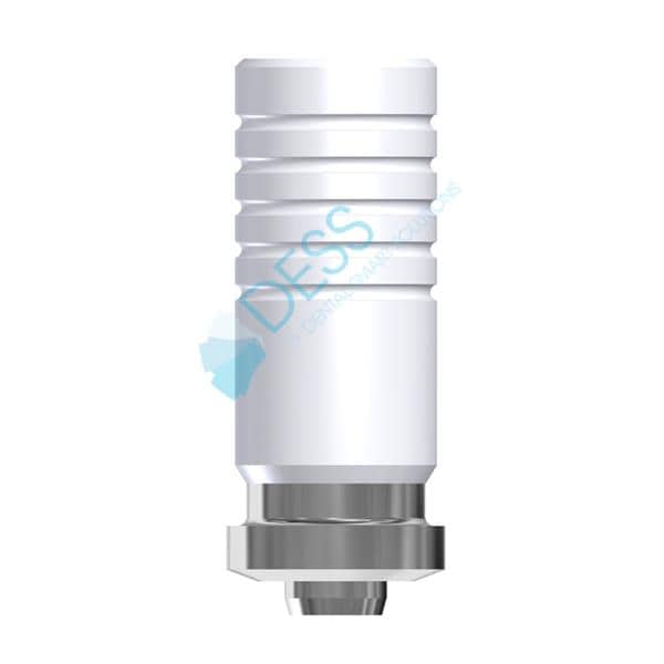 Interface CrCo NP Sur implant, rotationnelle pour NOBEL REPLACE SELECT?. Vis definitve et gaine calcinable incluses 30004 Dess