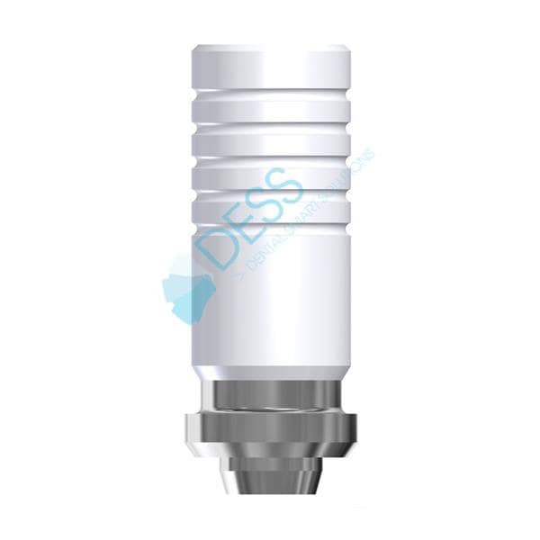 Interface CrCo RP Sur implant, rotationnelle pour NOBEL REPLACE SELECT?. Vis definitve et gaine calcinable incluses 30005 Dess