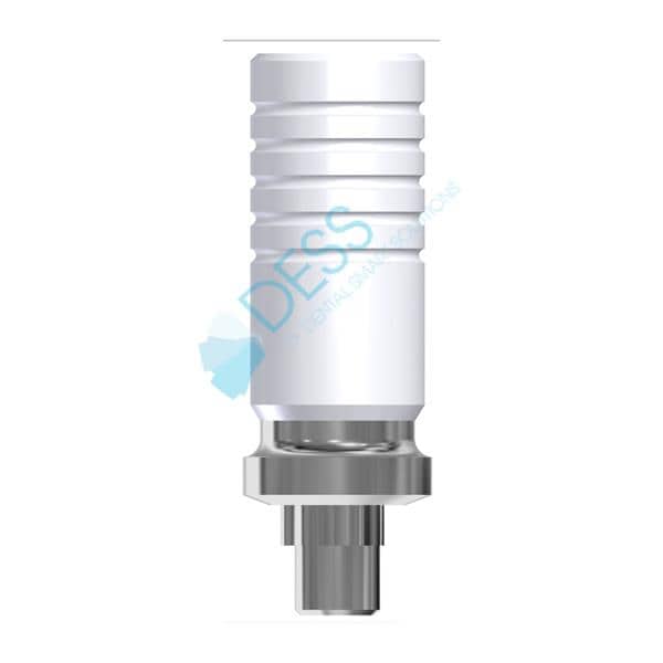 Interface CrCo NP Sur implant, anti-rotationnelle pour NOBEL REPLACE SELECT?. Vis definitve et gaine calcinable incluses . 3100