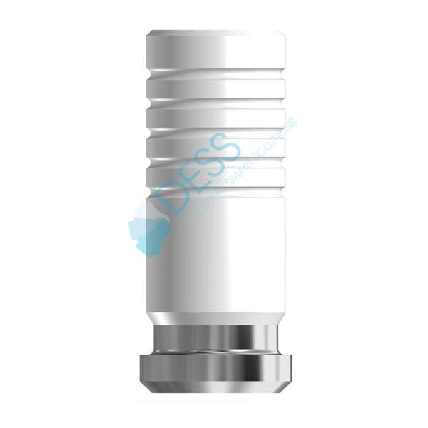 Interface CrCo NP Sur implant, rotationnelle pour NOBEL BR...NEMARK. Vis definitve et gaine calcinable incluses 30 001 Dess