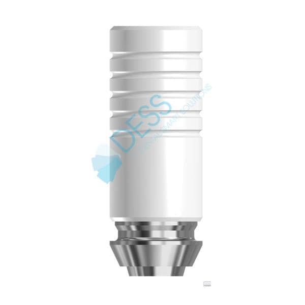 Interface CrCo NP Sur implant, rotationnelle pour NOBEL ACTIVE(TM) & NOBEL REPLACE CC. Vis definitve et gaine calcinable inclus
