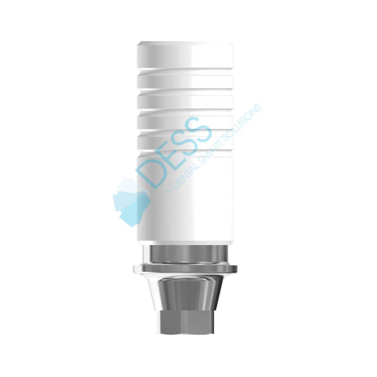 Interface CrCo RP Sur implant, anti-rotationnelle pour NOBEL ACTIVE? & NOBEL REPLACE CC. Vis definitve et gaine calcinable incl