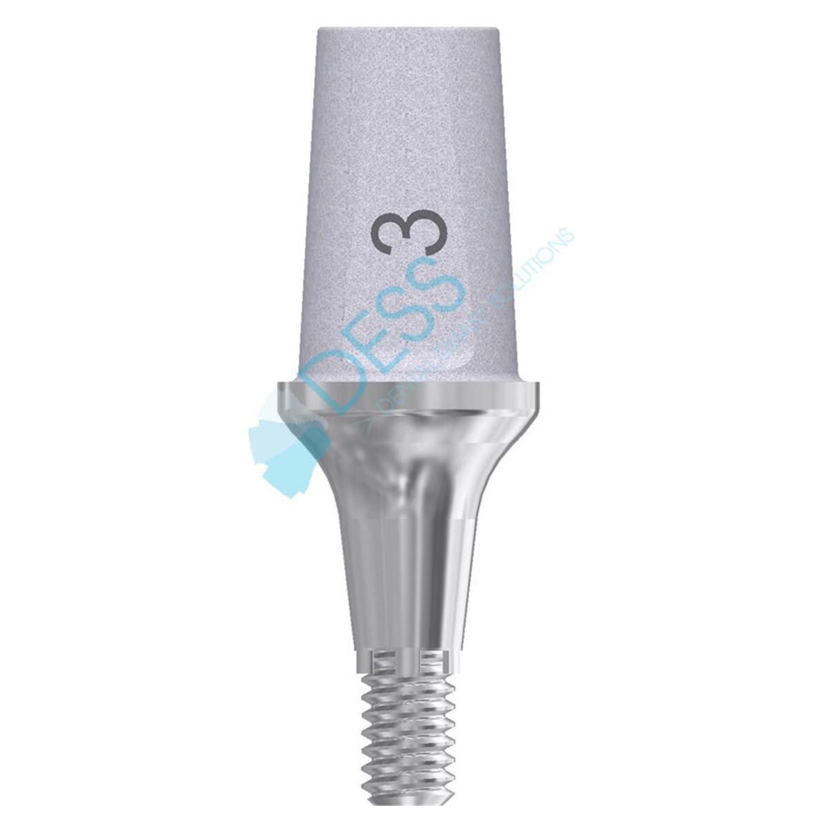 Pilier Droit HG 2,5mm, anti-rotationnel pour DENTSPLY ANKYLOS C/X. Vis incluse 13 250 DESS