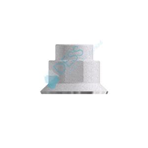 Interface titane WN sur pilier, HG 0,3mm, anti-rotationnelle pour STRAUMANN TISSUE LEVEL et SYNOCTA. Vis incluse 16 048 DESS