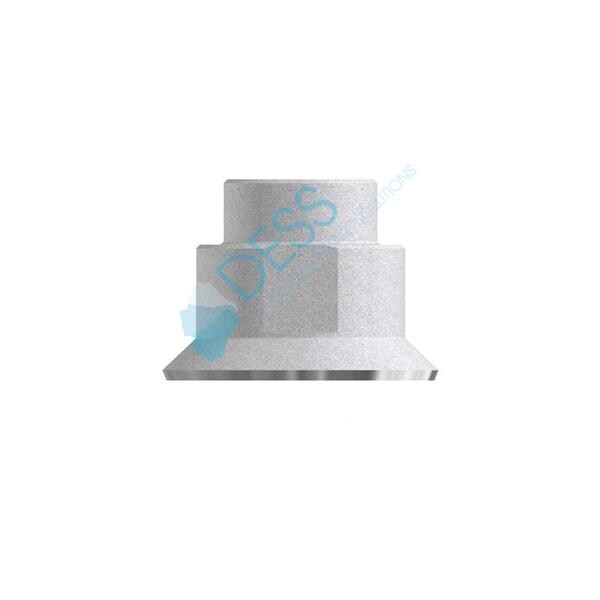 Interface titane WN sur pilier, HG 0,3mm, anti-rotationnelle pour STRAUMANN TISSUE LEVEL et SYNOCTA. Vis incluse 16 048 DESS