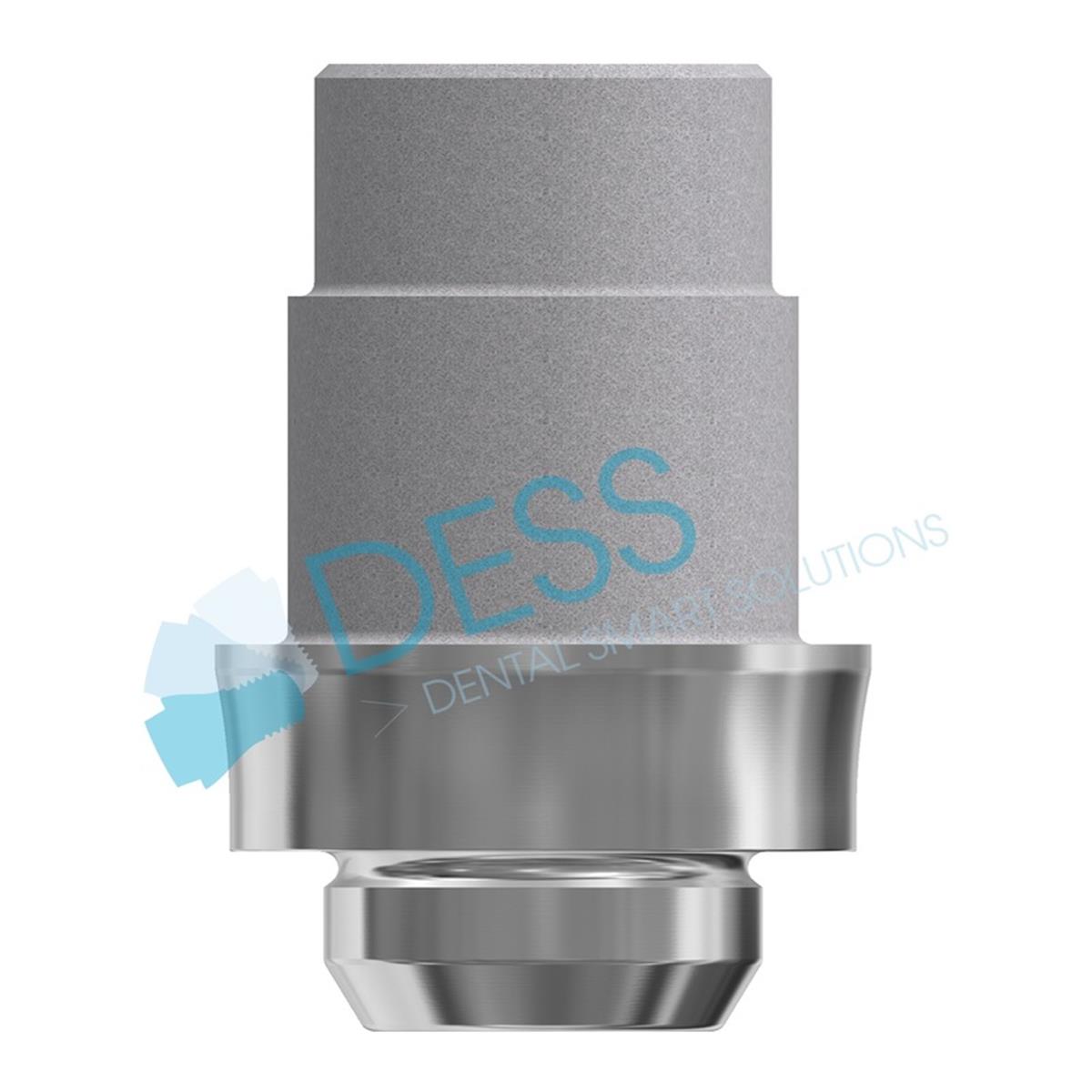 Interface titane 4,3mm, rotationnelle, pour CAMLOG. Vis incluse 15266 DESS
