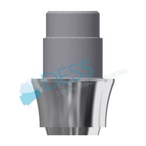 Interface titane RP sur implant, rotationnelle, HG 3,0mm pour NOBEL ACTIVET & NOBEL REPLACE CC. Vis incluse 15342 DESS