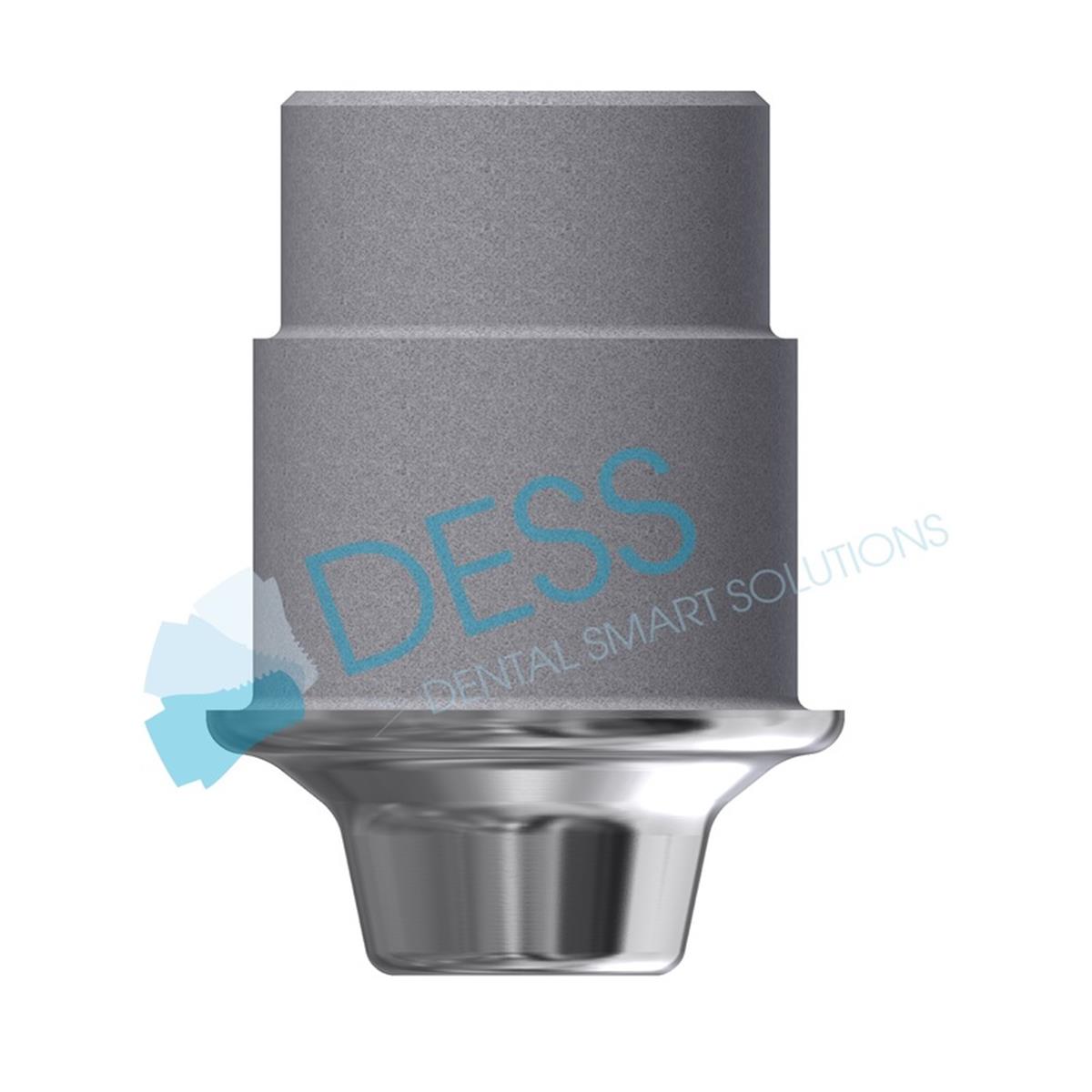 Interface Titane NP, HG 1,0 mm, rotationnelle sur implant pour ASTRA TECH OSSEOSPEED Vis incluse 15 023 DESS