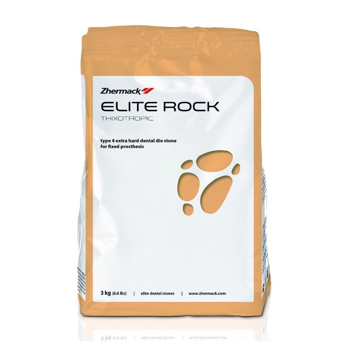 Pltre Elite Rock Fast ZHERMACK - Sandy Brown - Le carton de 25 kg