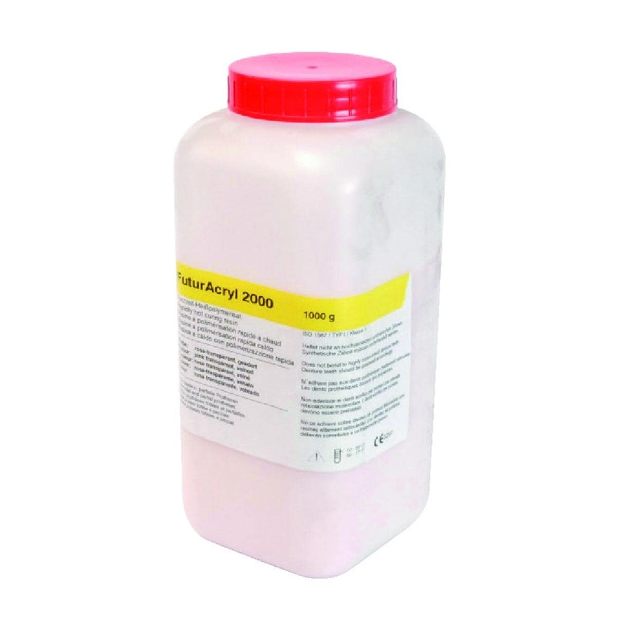 FuturAcryl 2000 UGIN &#39;DENTAIRE - La poudre de 1 kg - Rose transparent