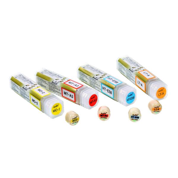 Initial LiSi Press GC - MT - B0 - Le tube de 5 lingotins de 3 g