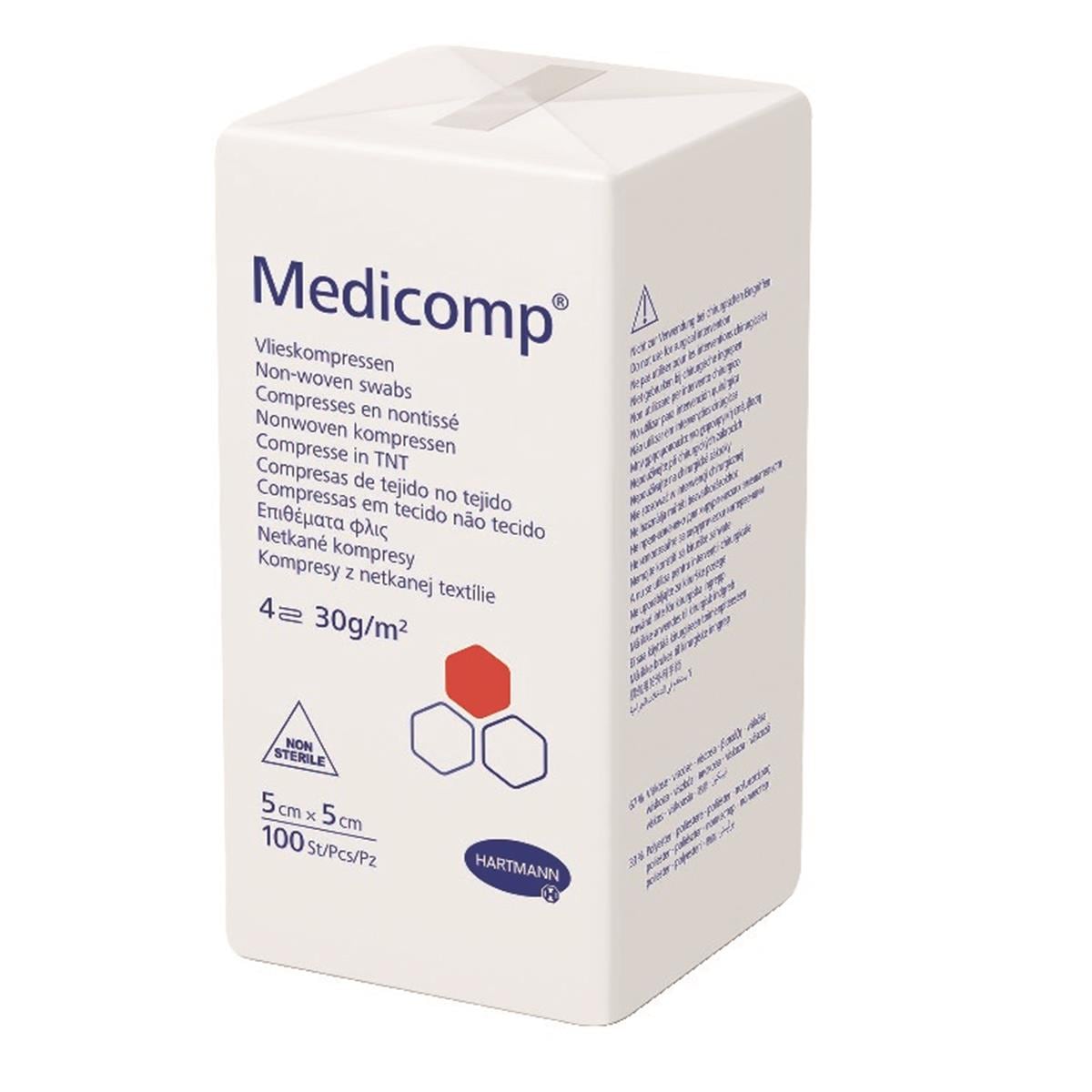 Compresses Medicomp HARTMANN - Non striles - Lot de 100