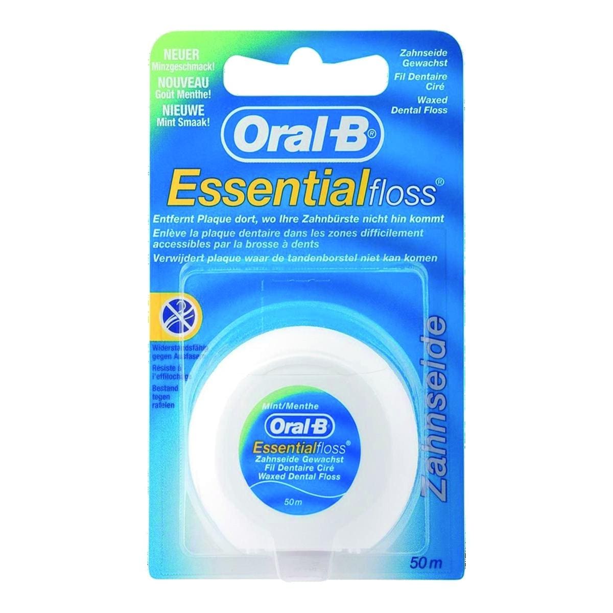 Fil dentaire Essential Cire menthole ORAL B