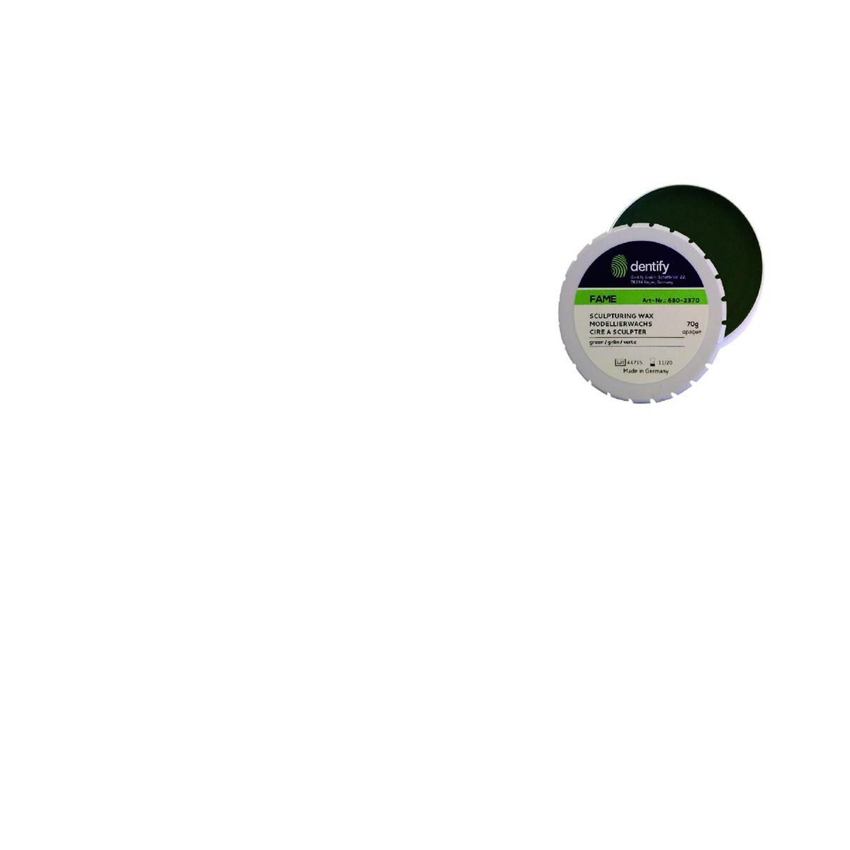 Cire  sculpter Fame DENTIFY - La bote de cire opaque de 70 g - Verte