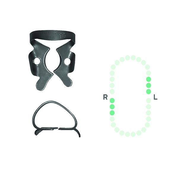Crampon  digue Black Line HU-FRIEDY - RDCM10