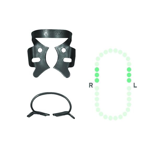 Crampon  digue Black Line HU-FRIEDY - RDCM205